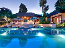 Villa Bunga Pangi, Pool at Night